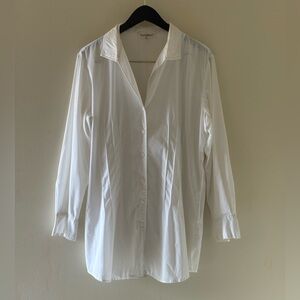 Taylor Sewn White Button-Up Shirt